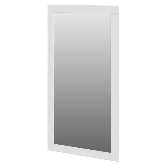 Зеркало навесное «Квадро», 590х1150 мм, цвет белый