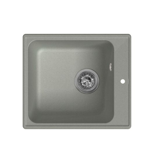 Мойка LEX BALATON 420 SPACE GRAY 42х48 кварц серый