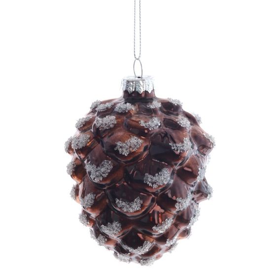 Украшение новогоднее &quot;Шишка&quot;, L7 W7 H10 см, 2в.