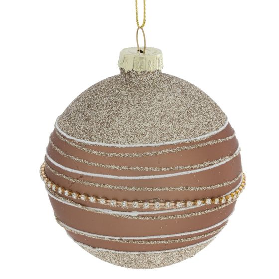 Набор из 12шт Украшение новогоднее "Шар", D 8 см, L35 W25 H8,5 см