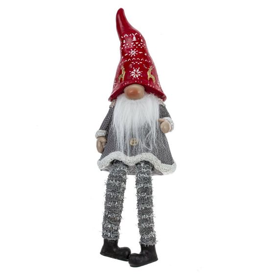 Фигурка декоративная &quot;Гном&quot;, L10,5 W8 H30/17 см, 2в.