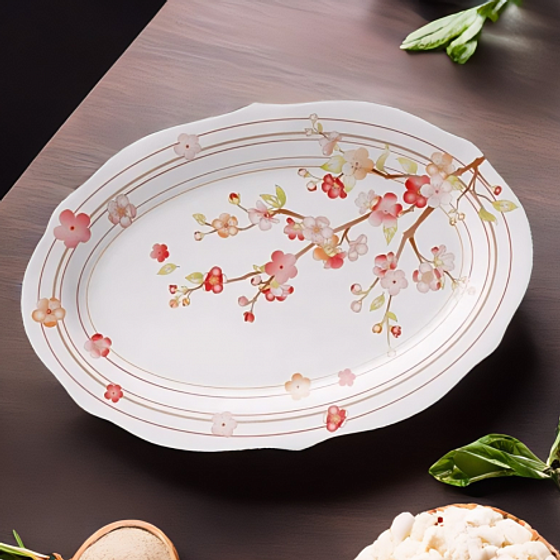 Тарелка BLOSSOM 32см овальная