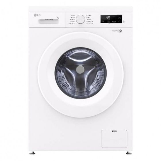 Стиральная машина LG F2Y1HS3W белый 7кг 1200об/мин с паром узкая инвертор