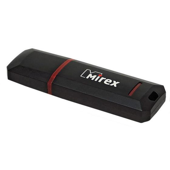 Флешка Mirex KNIGHT BLACK, 64 Гб, USB2.0, чт до 25 Мб/с, зап до 15 Мб/с, черная