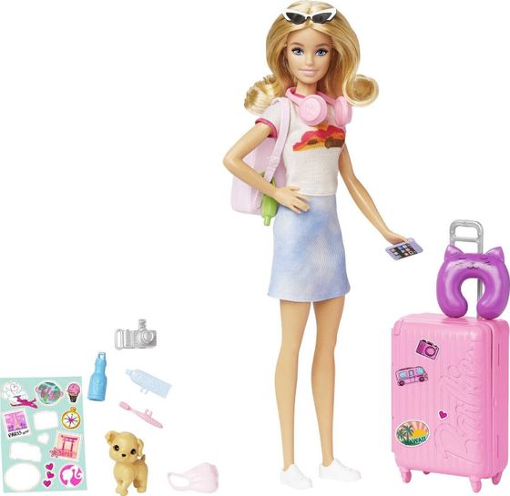 Lalka Barbie Mattel Malibu w podróży HJY18