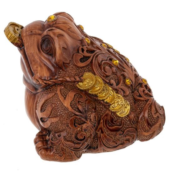 Фигурка декоративная &quot;Лягушка денежная&quot;, Д10 Ш8,5 В7,5 см