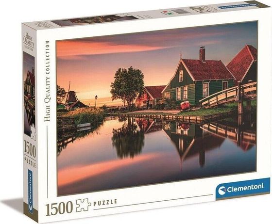 Clementoni CLE puzzle 1500 HQ Zaanse Schans 31696