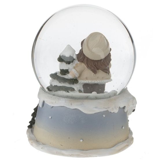 Фигурка декоративная &quot;Дети&quot; в стекл шаре, L7 W6,5 H8,5 см, 2в.