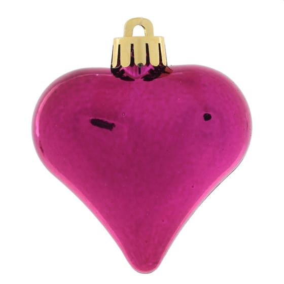 Набор из 6шт Украшение новогоднее &quot;Сердце&quot;, L16 W2,5 H10,5 см