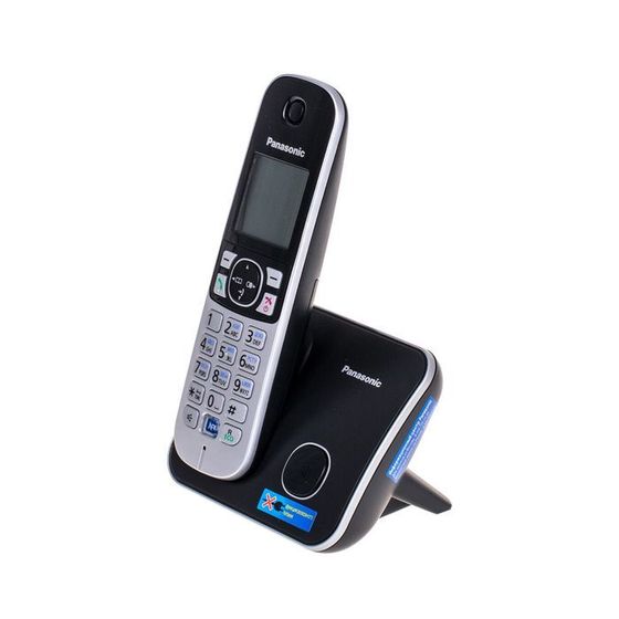 Радиотелефон Dect Panasonic KX-TG6811RUB чёрный, АОН