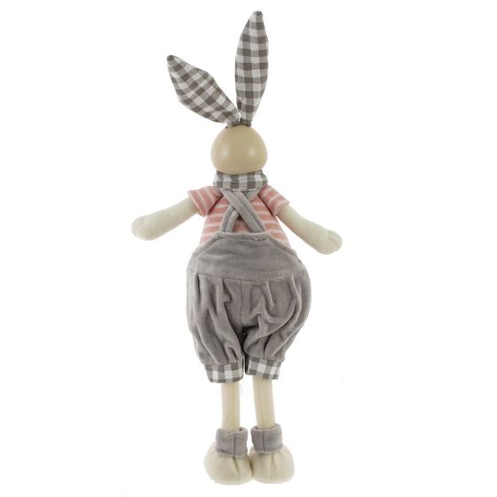 Игрушка набивная &quot;Заяц/Зайка&quot;, L15 W8 H44/33 см, 2в.