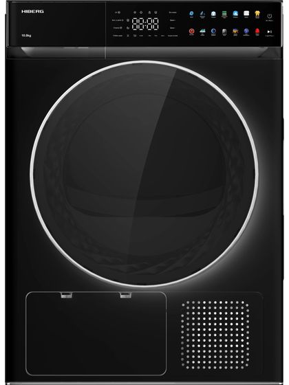 Сушильная машина Hiberg HDQ11-10 B черный 10кг