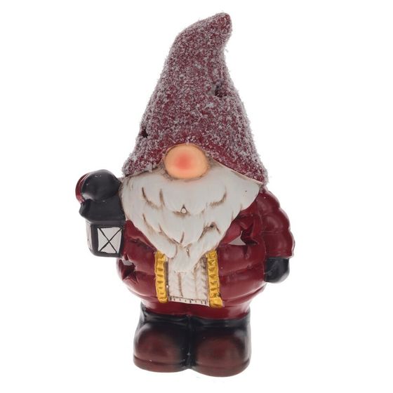 Фигурка декоративная с подсветкой &quot;Гном&quot;, L9 W7 H15 см, (2хLR44), 2в.