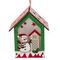 Изделие декоративное подвесное &quot;Домик&quot; с подсветкой, L8 W6,5 H10 см, 2в.