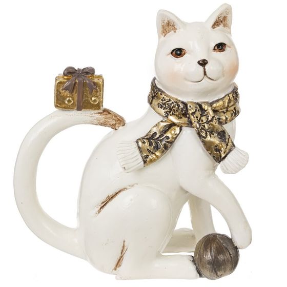 Фигурка декоративная "Кошка", L10 W5 H13 см, 2в.