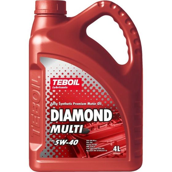 Масло моторное TEBOIL Diamond Multi 5W-40, синтетическое, 4 л