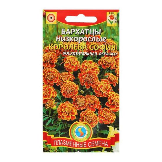 Семена Бархатцы отклоненные &quot;Королева София&quot;, низкорослые, 45 шт