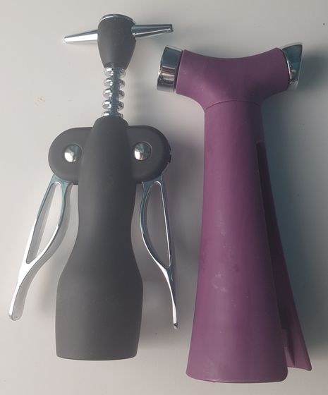 !09 Комплект из 2-х штук: Штопор многофункциональный + Штопор "Люкс" цвет микс