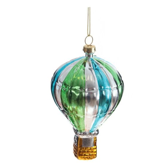 Украшение новогоднее &quot;Воздушный шар&quot;, L8 W8 H13,5 см, 2в.