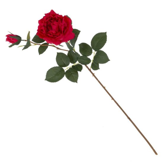 Цветок искусственный "Роза", L13 W15 H68 см