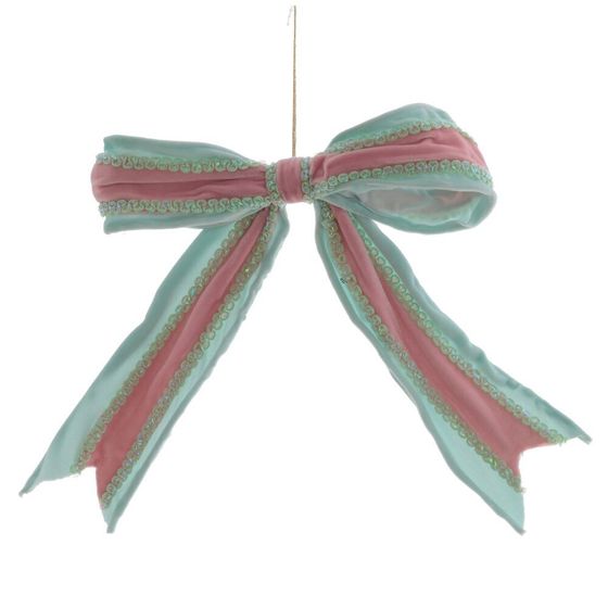 Изделие декоративное подвесное &quot;Бант&quot;, L30 W7 H30 см, 2в.