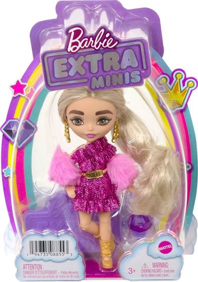 Lalka Barbie Mattel Lalka Barbie Extra Minis r?owy str?j