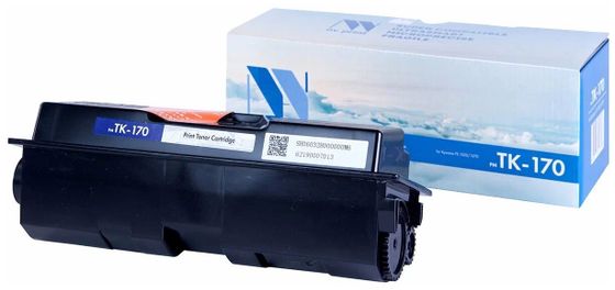 Картридж лазерный NVPrint TK-170 для Kyocera FS-1320/1320N/1320DN/1370/1370N/1370DN, 7200 стр.