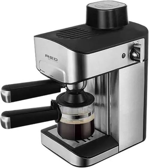 Кофеварка рожковая RED Solution RCM-M1523 800Вт черный/серебристый