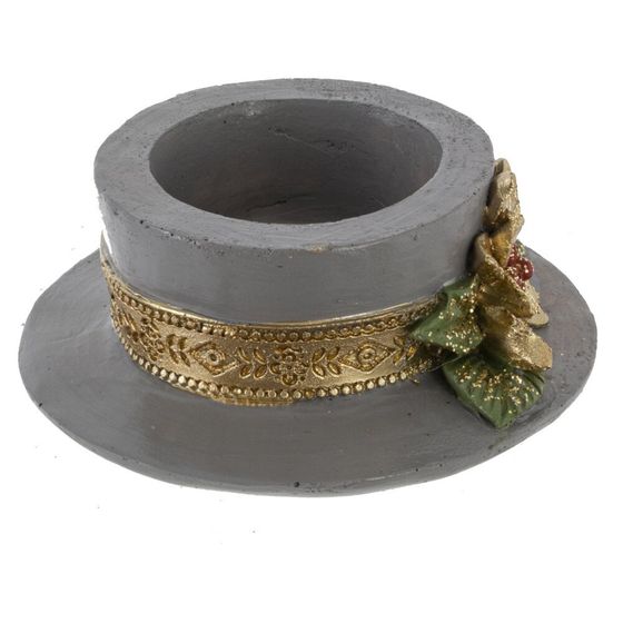 Подсвечник, L10 W10 H4 см