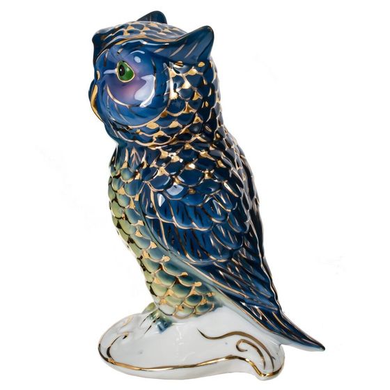 Фигурка декоративная "Сова", L8 W10 H16 см, 1 штука. дизайн микс