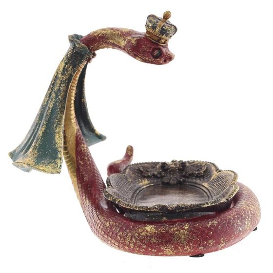 Блюдо декоративное &quot;Змея&quot;, L15 W17 H13 см, 2в.