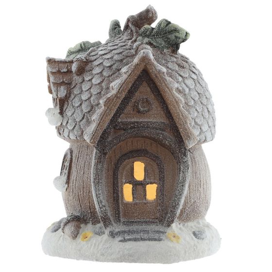 Фигурка декоративная &quot;Домик&quot; с подсветкой (АААх3, н/п), L25 W27 H34 см