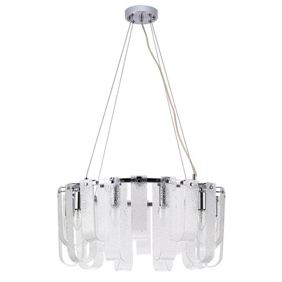 Люстра подвесная Arte Lamp Denebola A4074LM-10CC, E14, 10х40 Вт, 60х60х26 см, хром