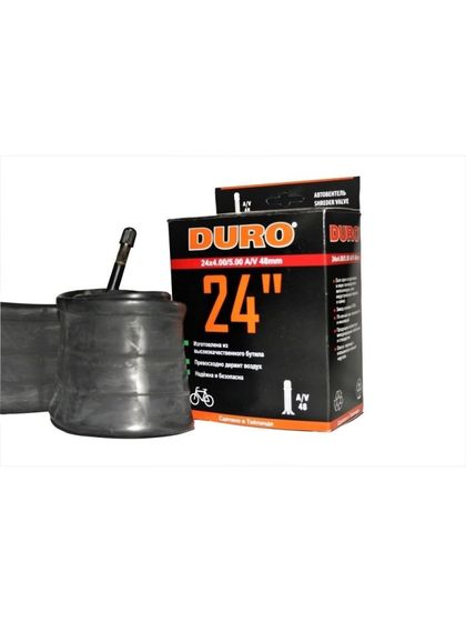 Велокамера 24&quot; Duro 24х4,00/5,00 АV-48мм DHB01081 (DHB01081)