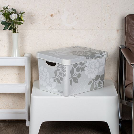 Короб (ящик) для хранения СТОКГОЛЬМ 22л ROMANCE