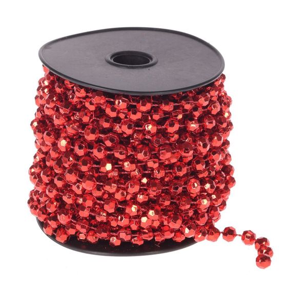 Украшение новогоднее &quot;Бусы&quot;, D 0.6 см, L1000 W0,6 H0,6 см