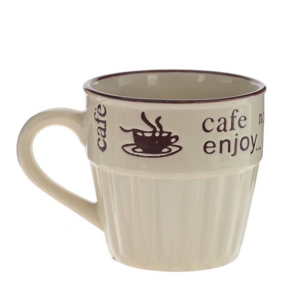 Кружка 400 мл, L13 W9,5 H9 см,дизайн микс