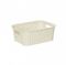 Корзина RATTAN слоновая кость 14х19х7см