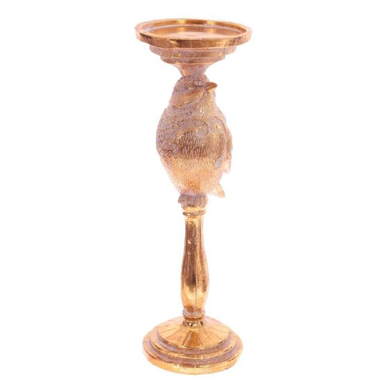 Подсвечник &quot;Птица&quot;, L12 W8,5 H26,5 см