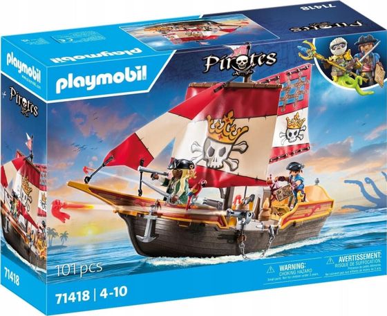 PLAYMOBIL 71418 «Пиратский корабль»