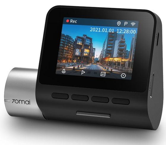 Видеорегистратор 70Mai Dash Cam Pro Plus+ черный 140° 5Mpix 1944x2592 Wi-Fi (A500S)