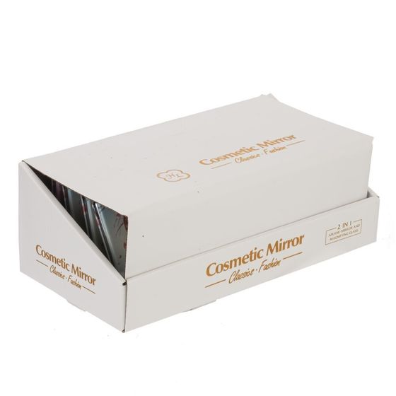 Зеркало карманное, Д6 Ш8,5 В1 см, 4в.