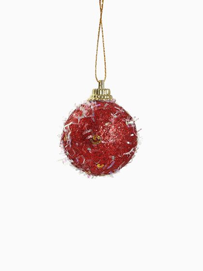 !09 Набор елочных игрушек 12 штук&quot;Пайетка&quot;, шары новогодние, d=4 см. цвет микс