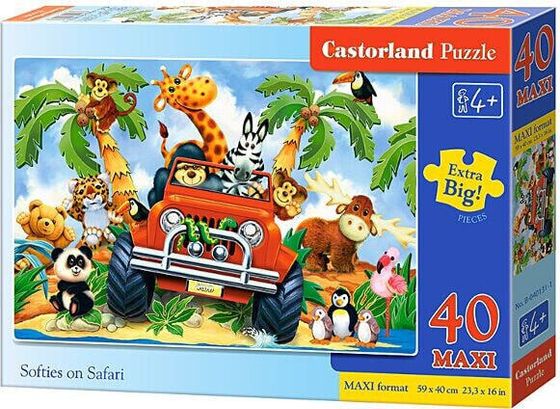 Castorland CASTOR Softies na safari 40 EL - 040131