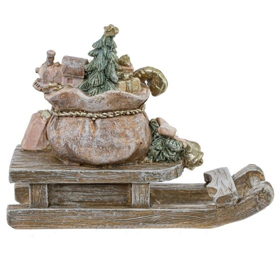 Фигурка декоративная &quot;Мешок с подарками&quot;, L12 W5,5 H9,5 см