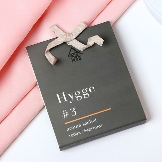 Саше &quot;Hygge&quot; ароматическое, 8х10 см, табак и бергамот, 16 гр