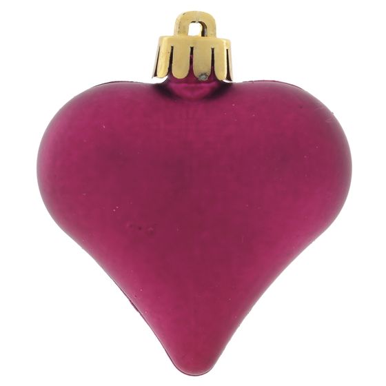 Набор из 6шт Украшение новогоднее &quot;Сердце&quot;, L16 W2,5 H10,5 см