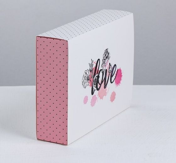 !09 Коробка (набор 5 штук) для сладостей «LOVE», 20 × 15 × 5 см.