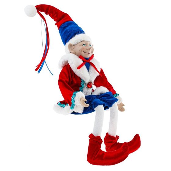 Игрушка набивная &quot;Эльф&quot;, L16 W10 H52/21 см