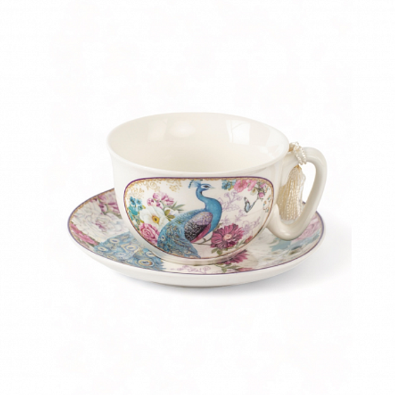 Чайная пара ПАВЛИН 300мл